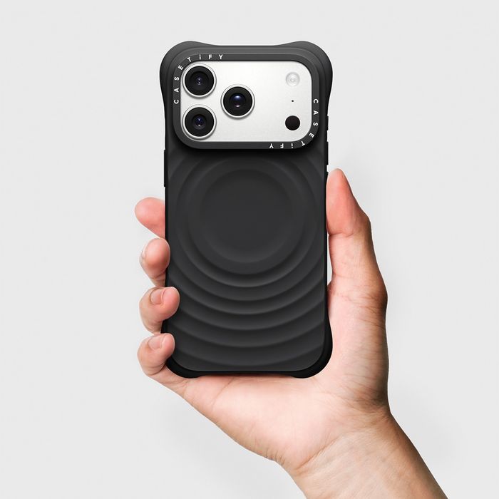 17 Pro Max Ripple case Black