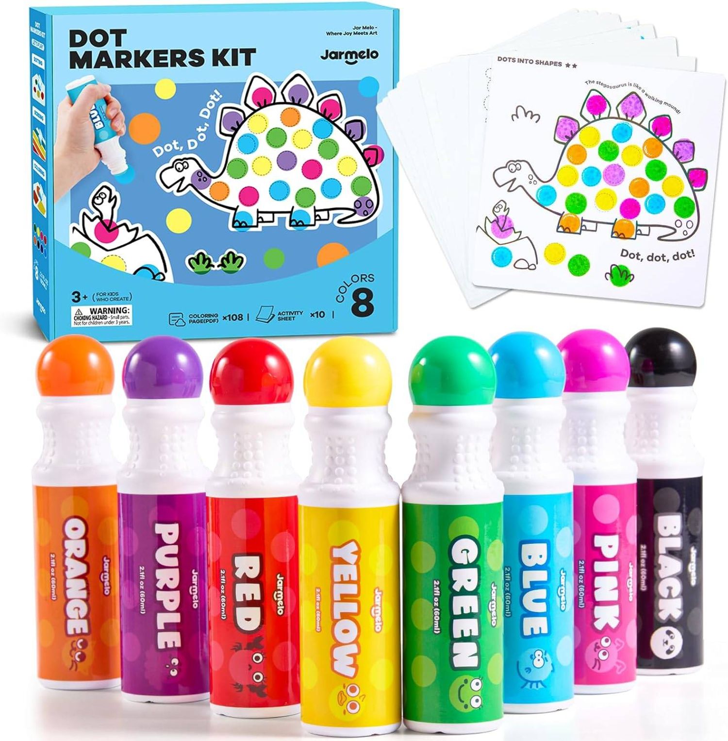 Dot Markers Kit 8 - Цэгэн фломастерын багц 8ш 