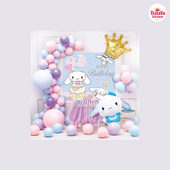 Cinnamoroll цэнхэр төрсөн өдрийн шаарны сэт