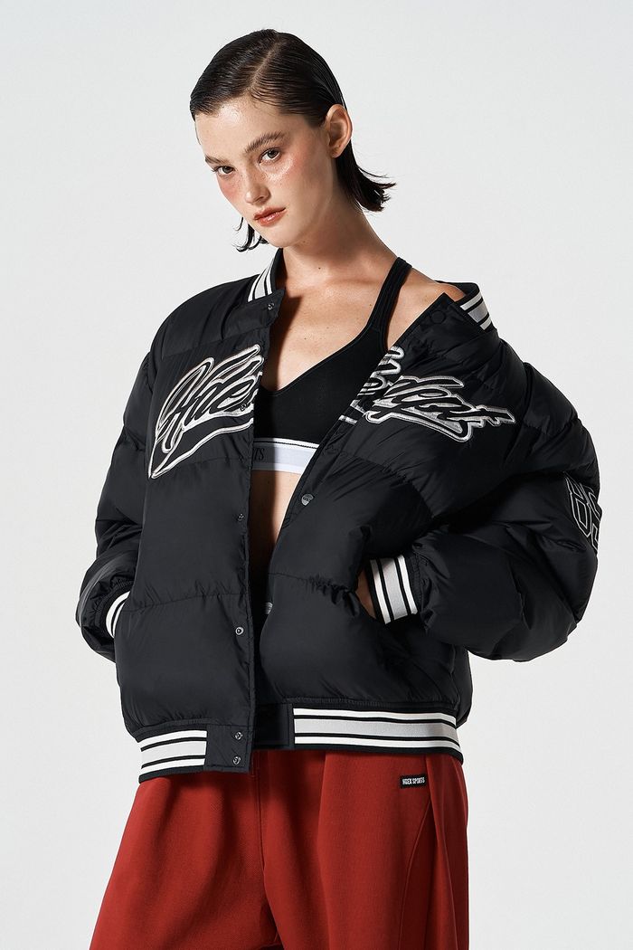 Padded Baseball Puffer Jacket