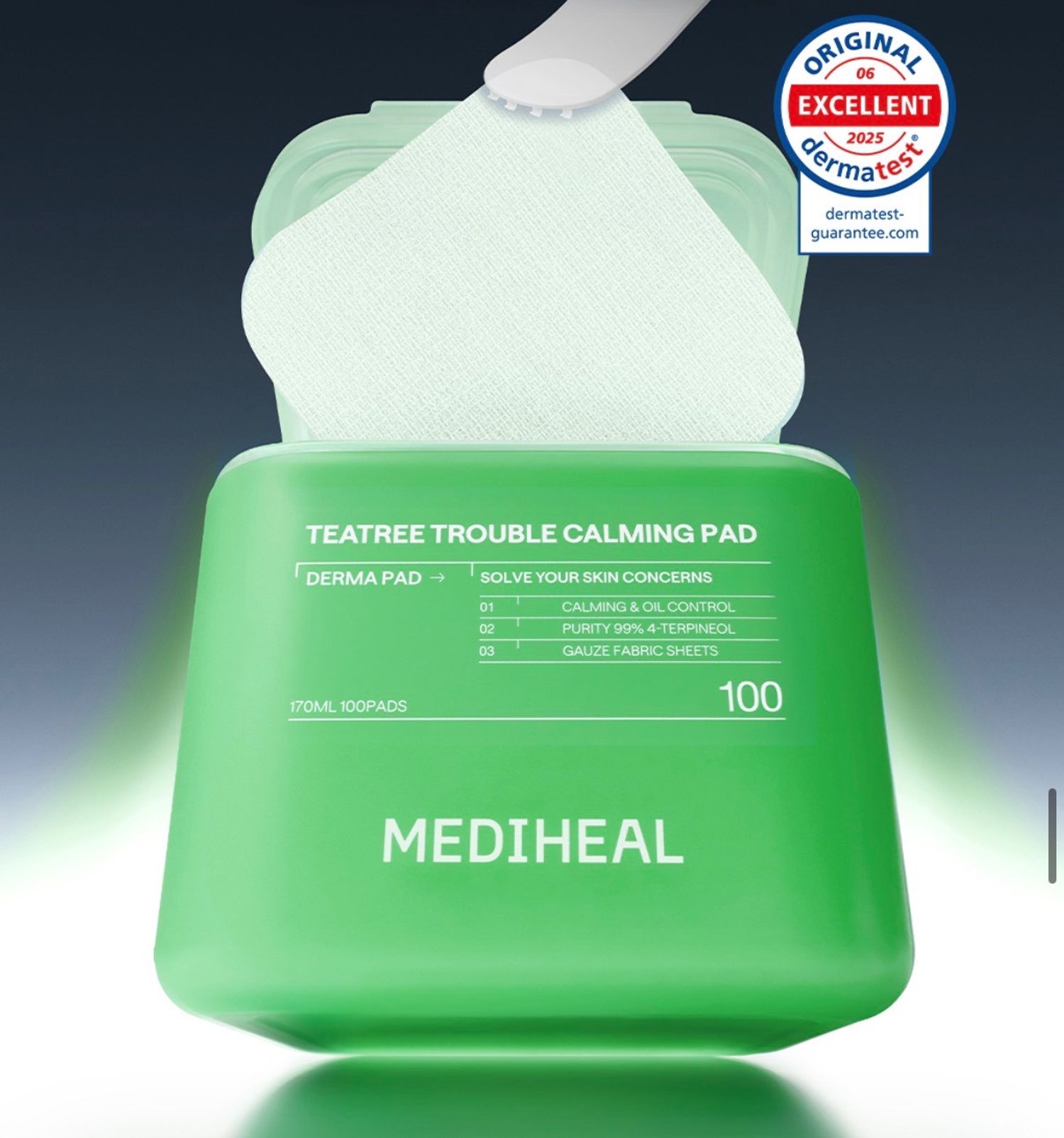 Mediheal Tea Tree Trouble Calming Pad 100+100+case