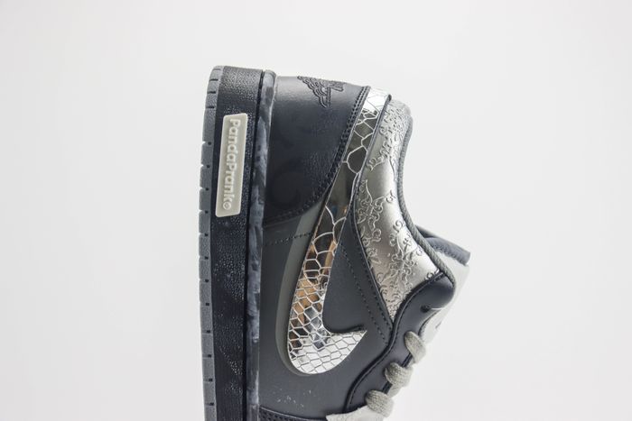 Gray Pattern - Unisex Jordan 1 Low Custom