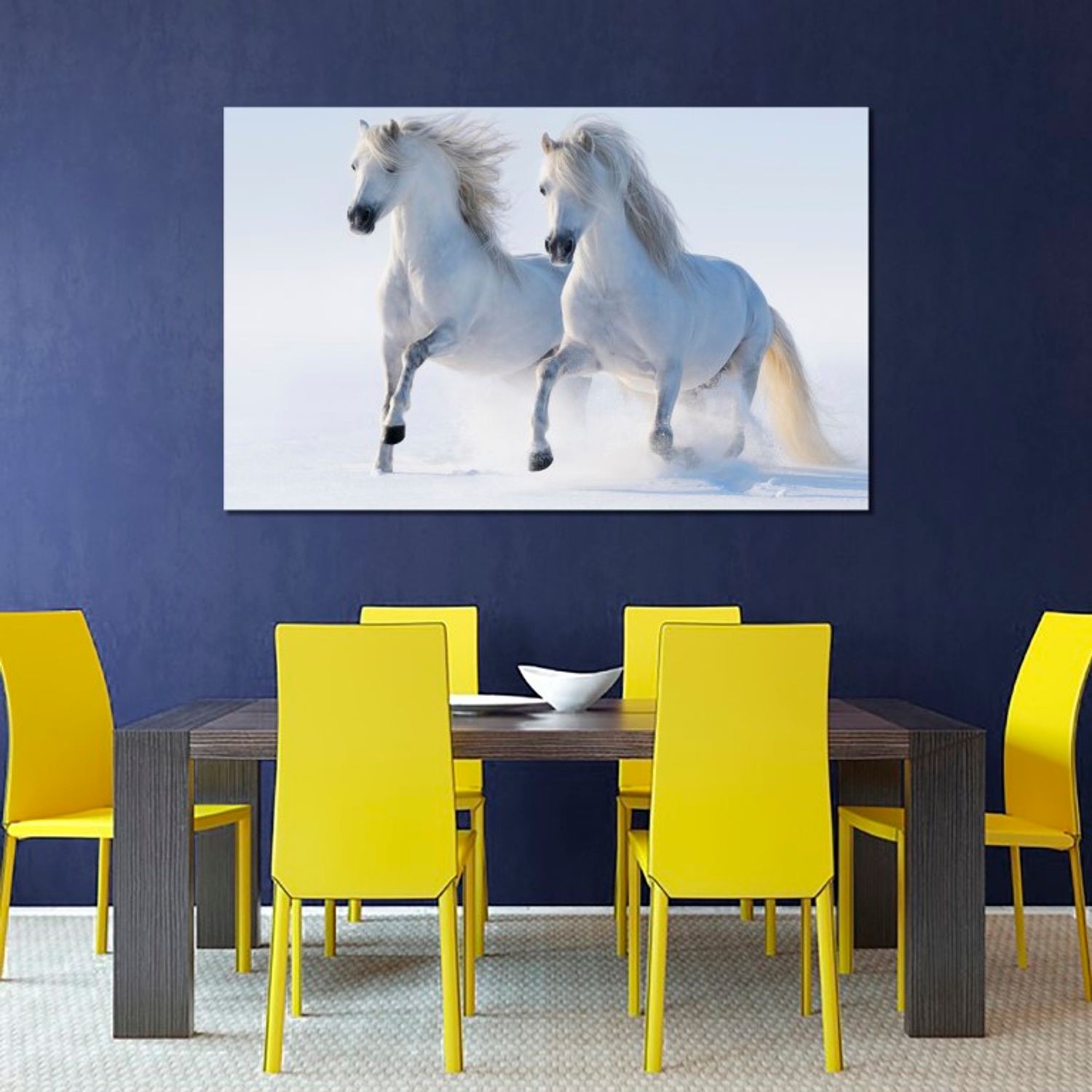 Морьд цастай өдөр