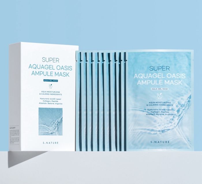 S.NATURE SUPER AQUAGEL OASIS AMPULE MASK