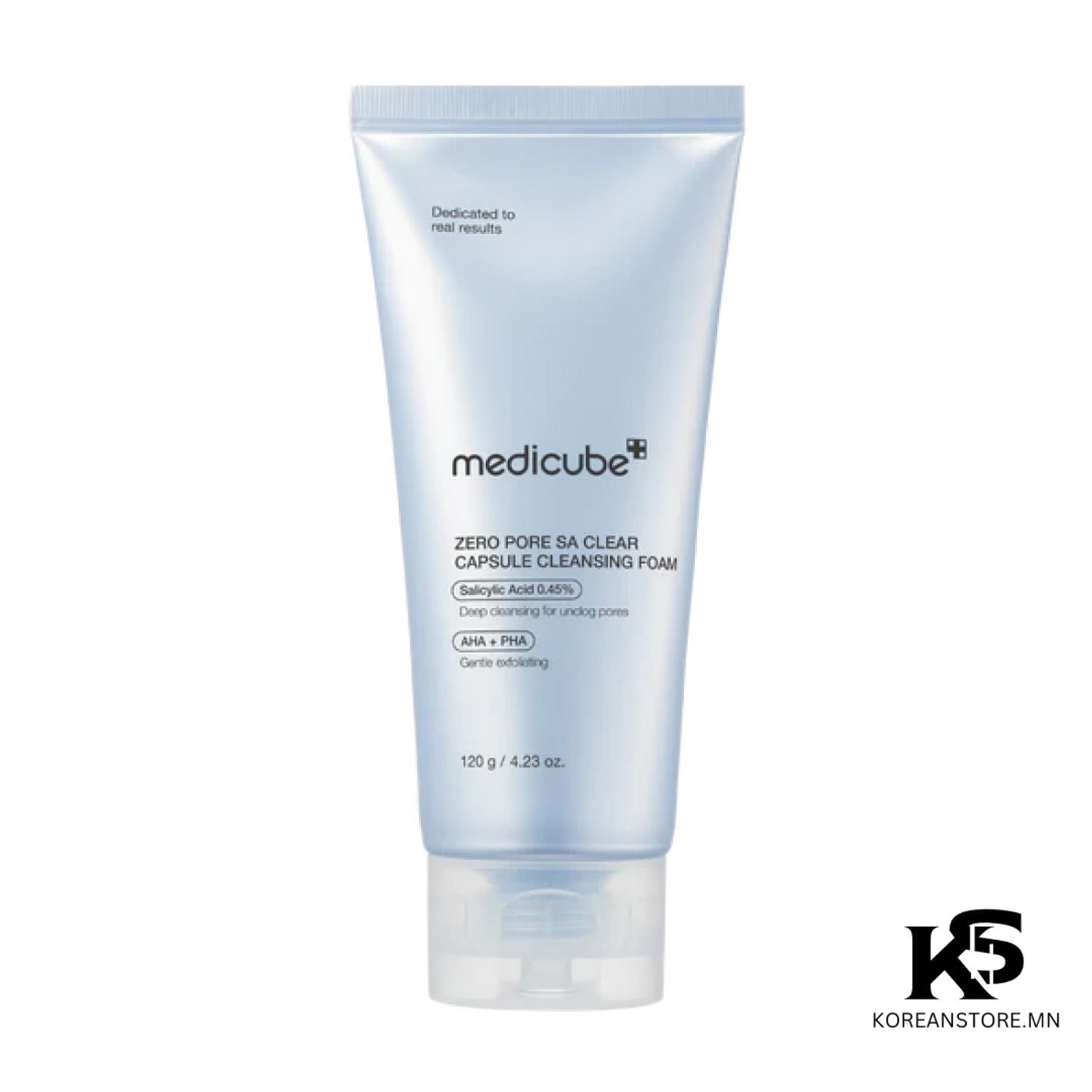 Medicube zero pore sa clear capsule cleansing foam