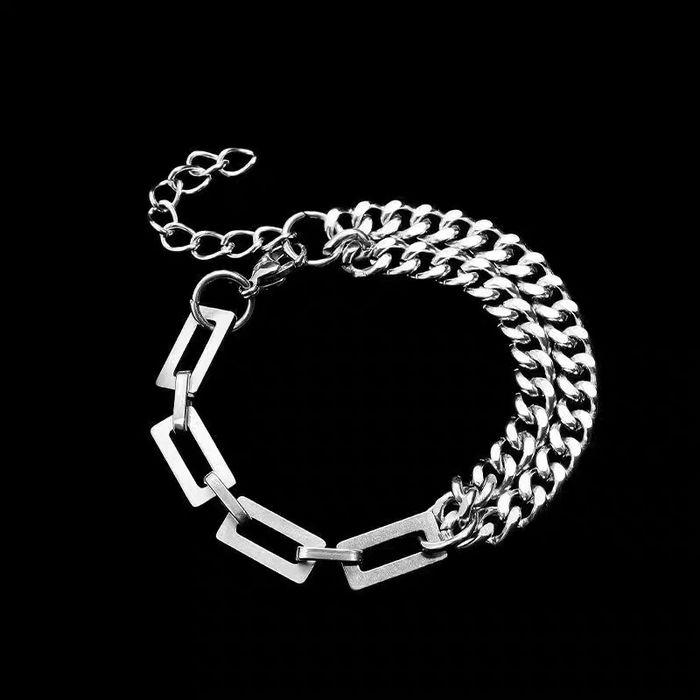 Эрэгтэй бугуйвч давхар гинжтэй