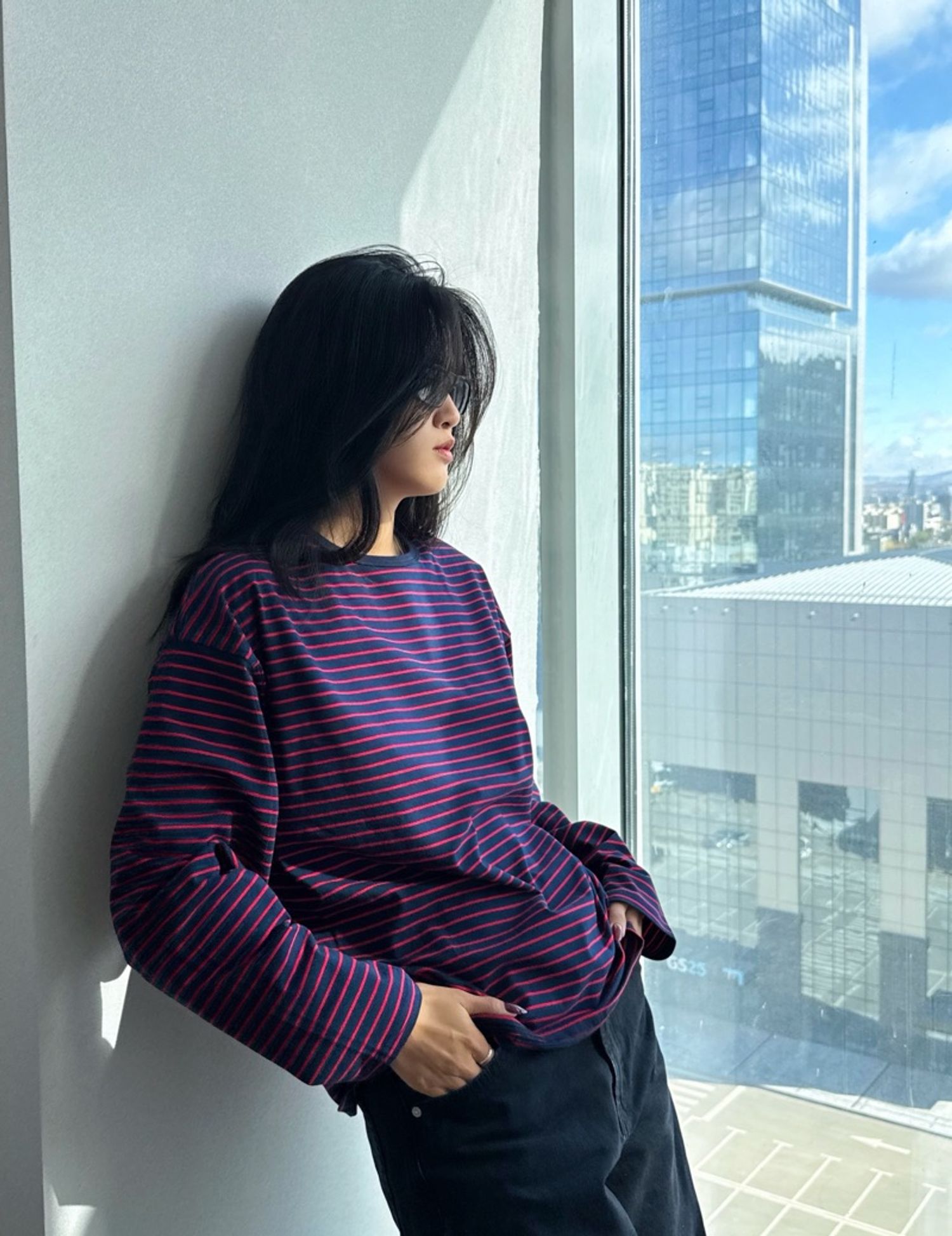 STRIPED BASIC TOP