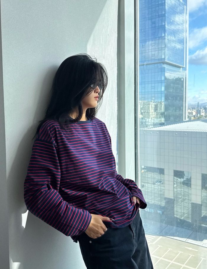 STRIPED BASIC TOP