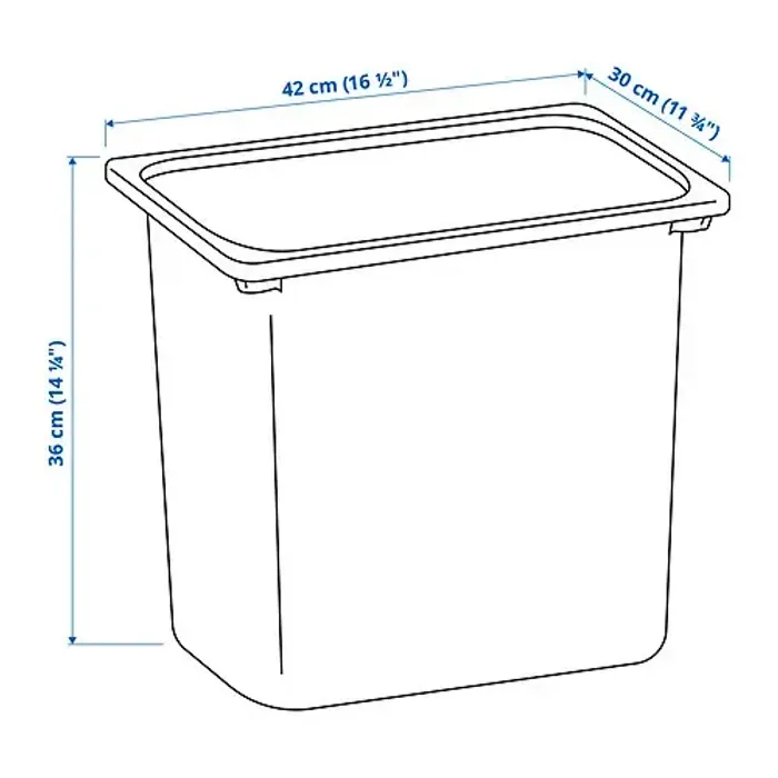TROFAST 42*30*36 хайрцаг цагаан