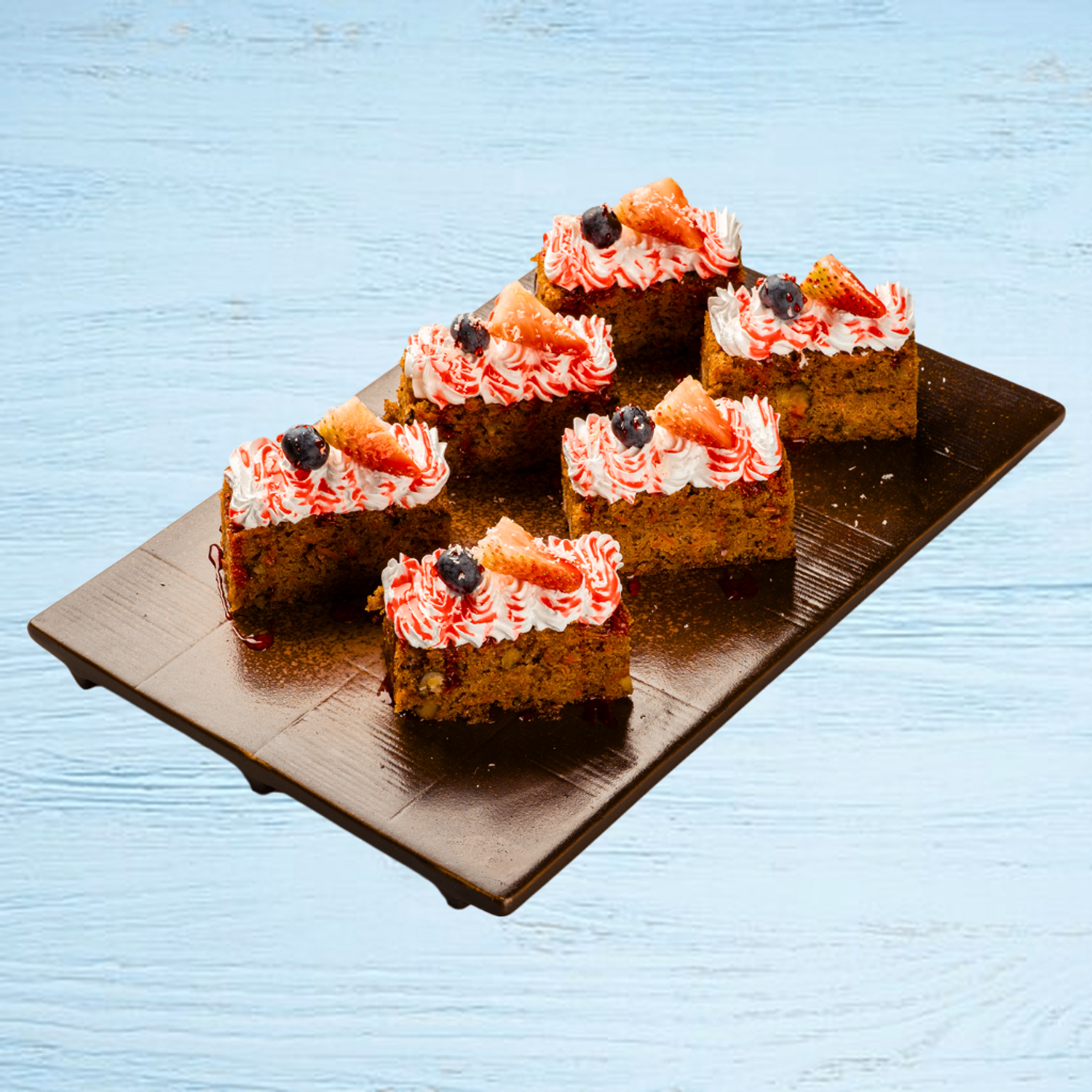Strawberry carrot cake