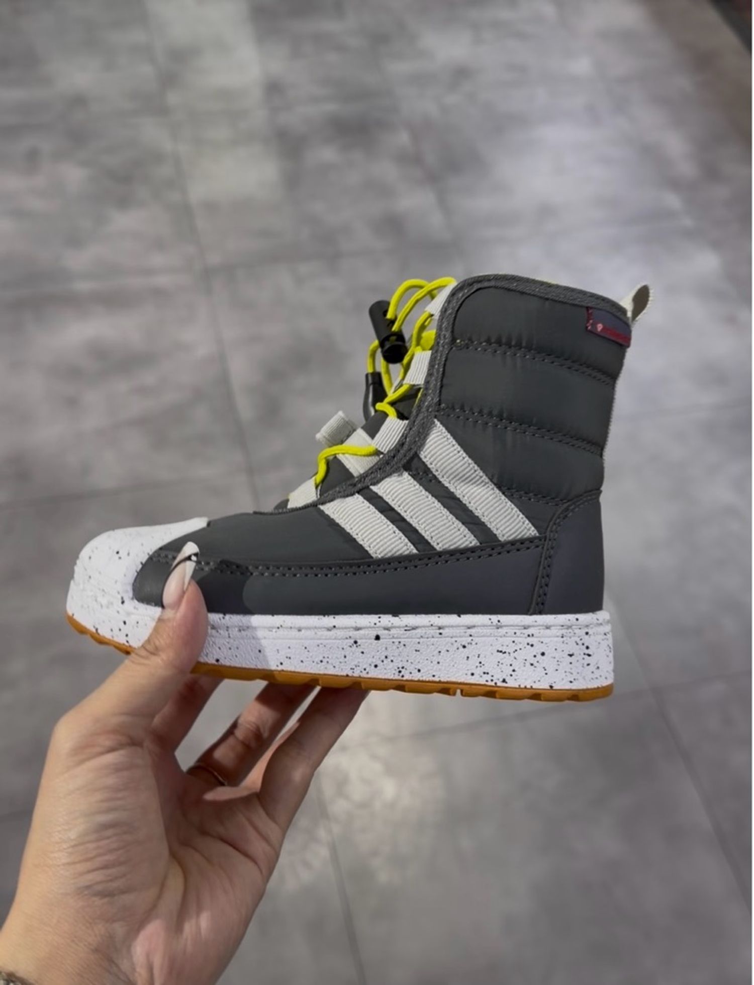 Adidas High Superstar Grey