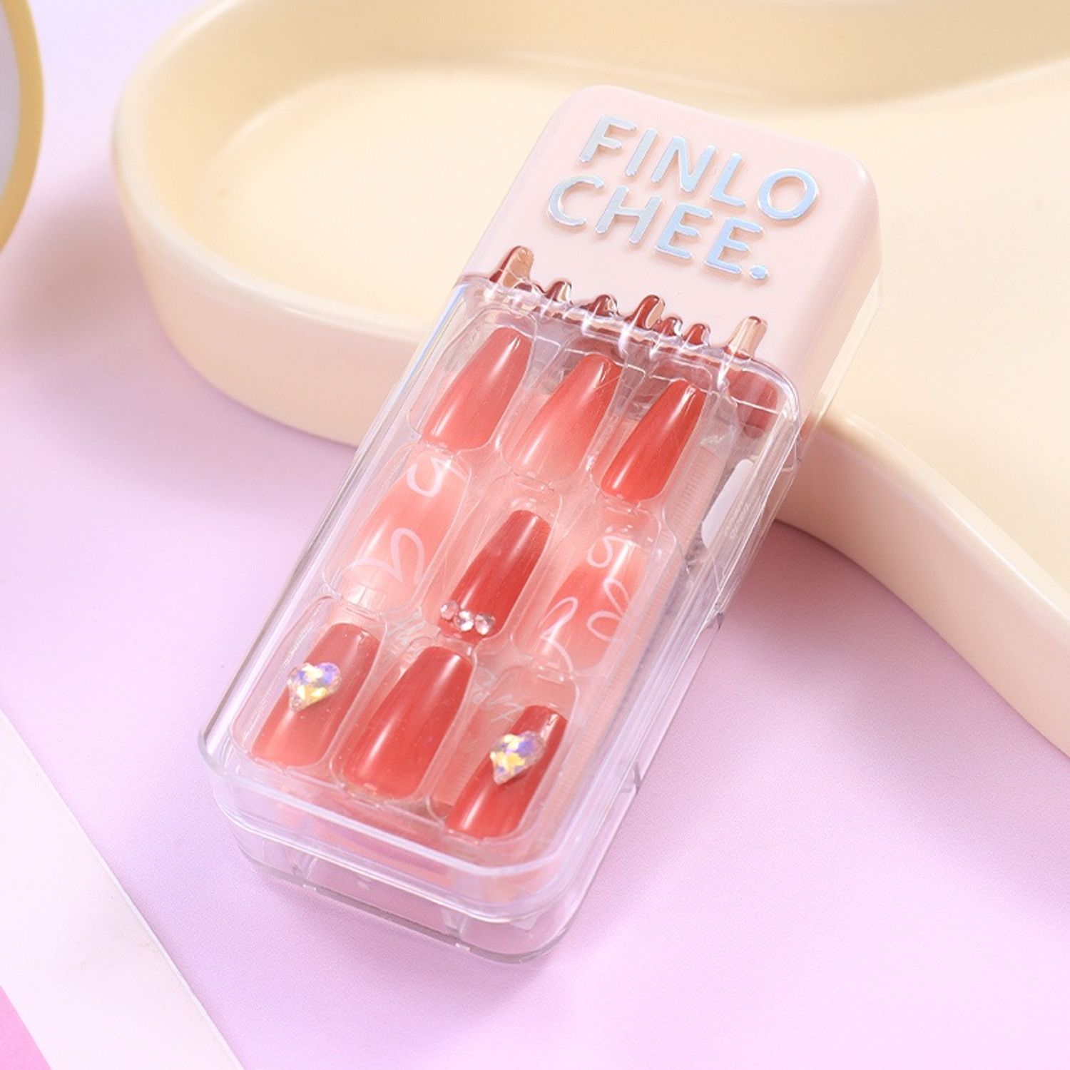 Finlo Chee Fake Nails 30 PCS 4#