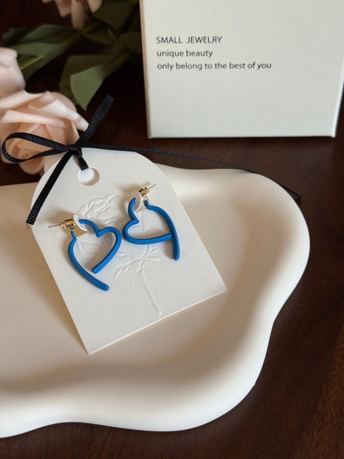 LUM SILVER BLUE EARRINGS