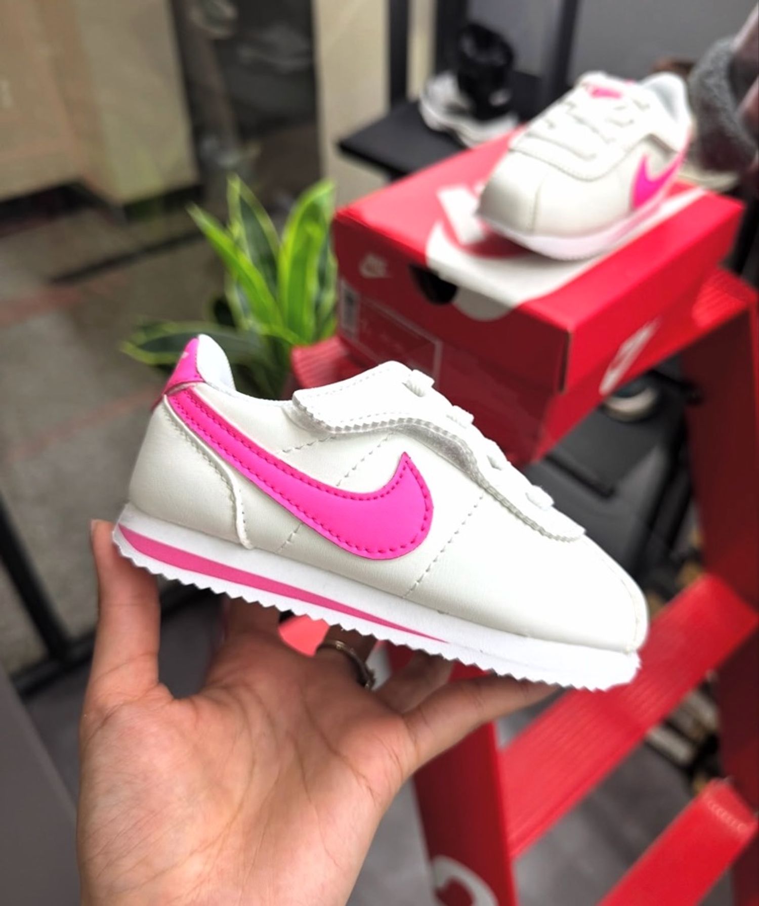 Nike Cortez Pink Swoosh