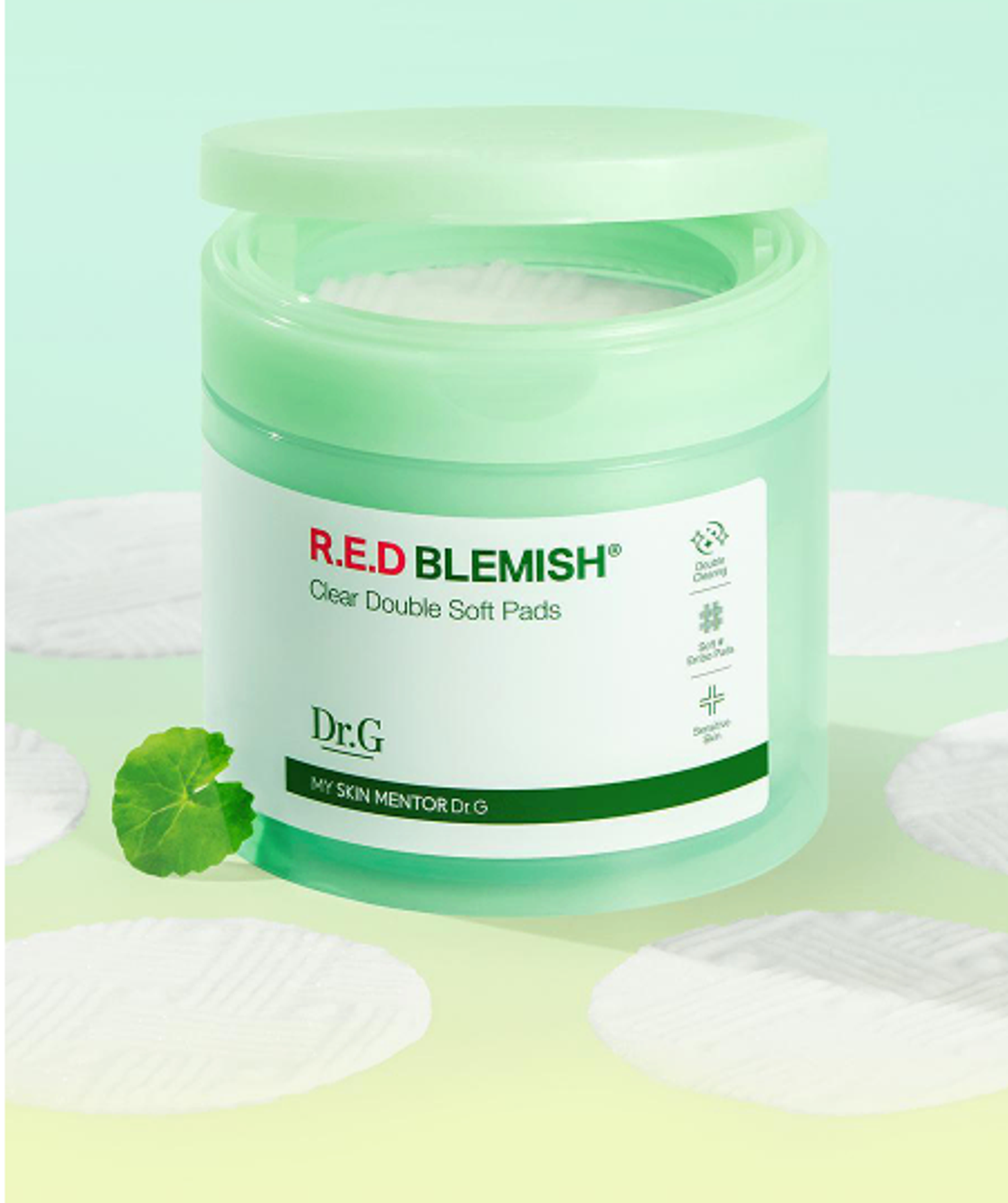 DR.G RED BLEMISH CLEAR DOUBLE SOFT PADS