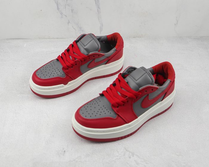 Jordan 1 Elevate Low Dark Grey Varsity Red (Women's)