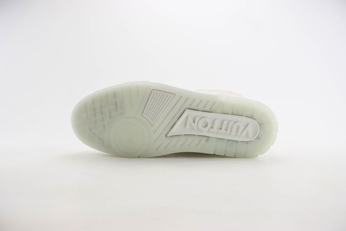 Louis Vuitton Trainer White Monogram Denim White