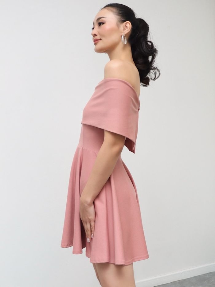 Classy Off shoulder mini dress