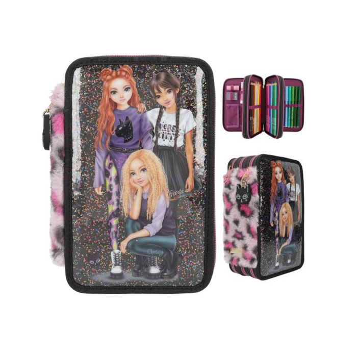 TOPModel Triple Pencil Case REBEL