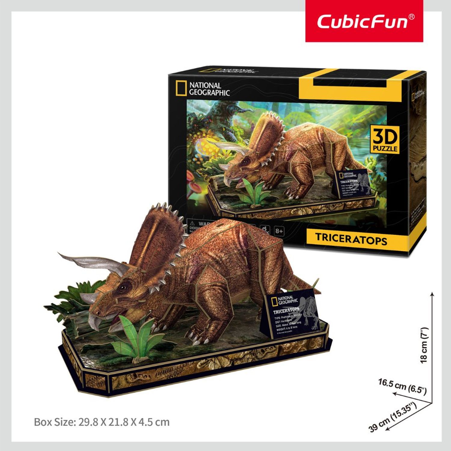 National Geographic license  Triceratops