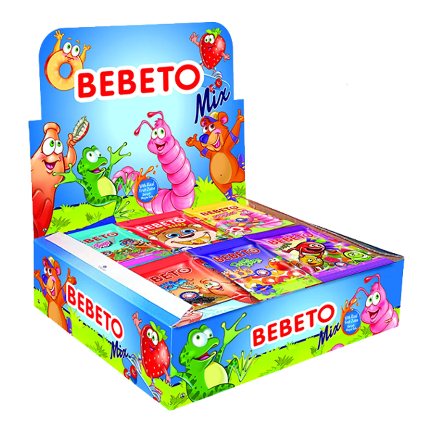 Чихэр резинэн Bebeto 36ш 20гр