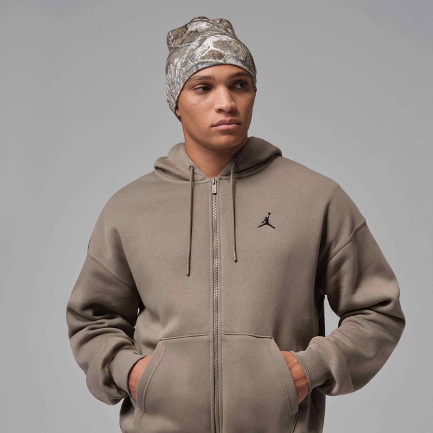Men's Oversized Full-Zip Hoodie