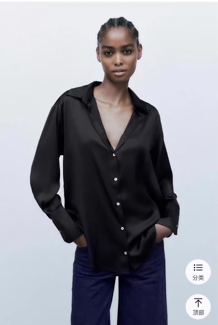 Zara silk сорочик