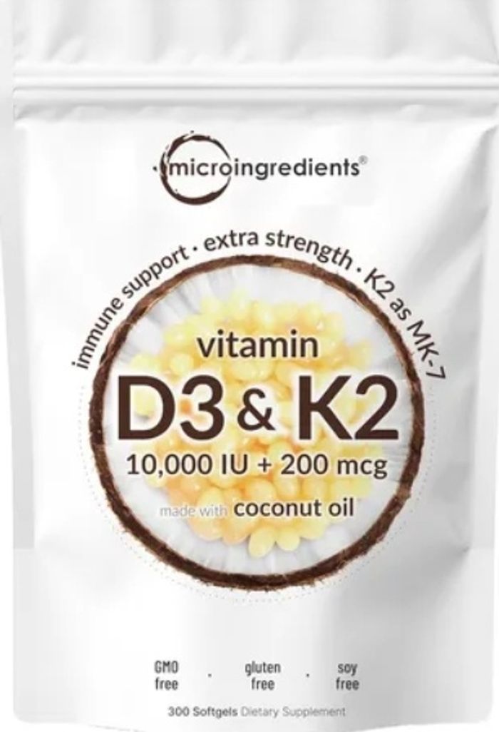  Vitamin D3 & K2 (10,000 IU + 200 mcg).