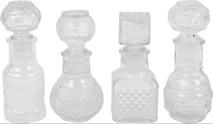 Glass bottle 4set