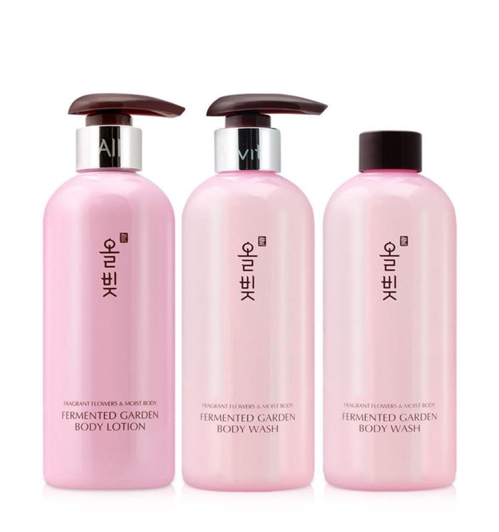 ALL VIT FERMENTED GARDEN BODY WASH & LOTION SET