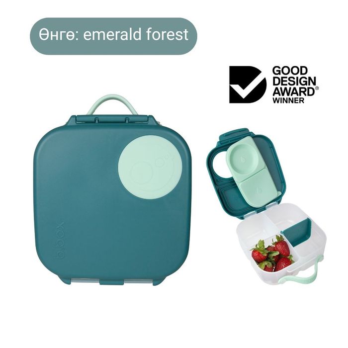 1л Мини өдрийн хоолны сав - emerald forest