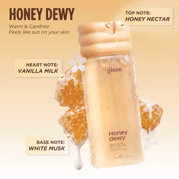 Gisou  Honey Dewy Honey Infused Hair & Body Mist