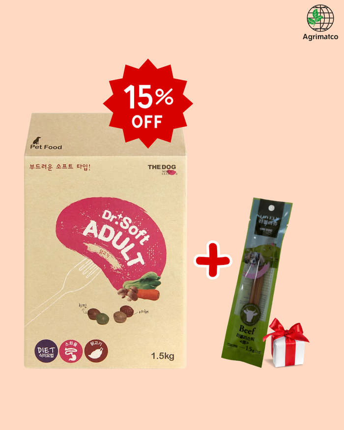 Dr. Soft Adult - Тахианы махтай зөөлөн хоол 1,5кг насанд хүрсэн нохойд