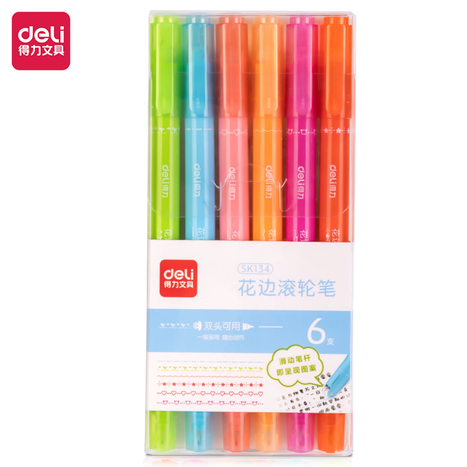 Олон өнгийн үзгэн бал тамгатай 0.5 DL SK134 