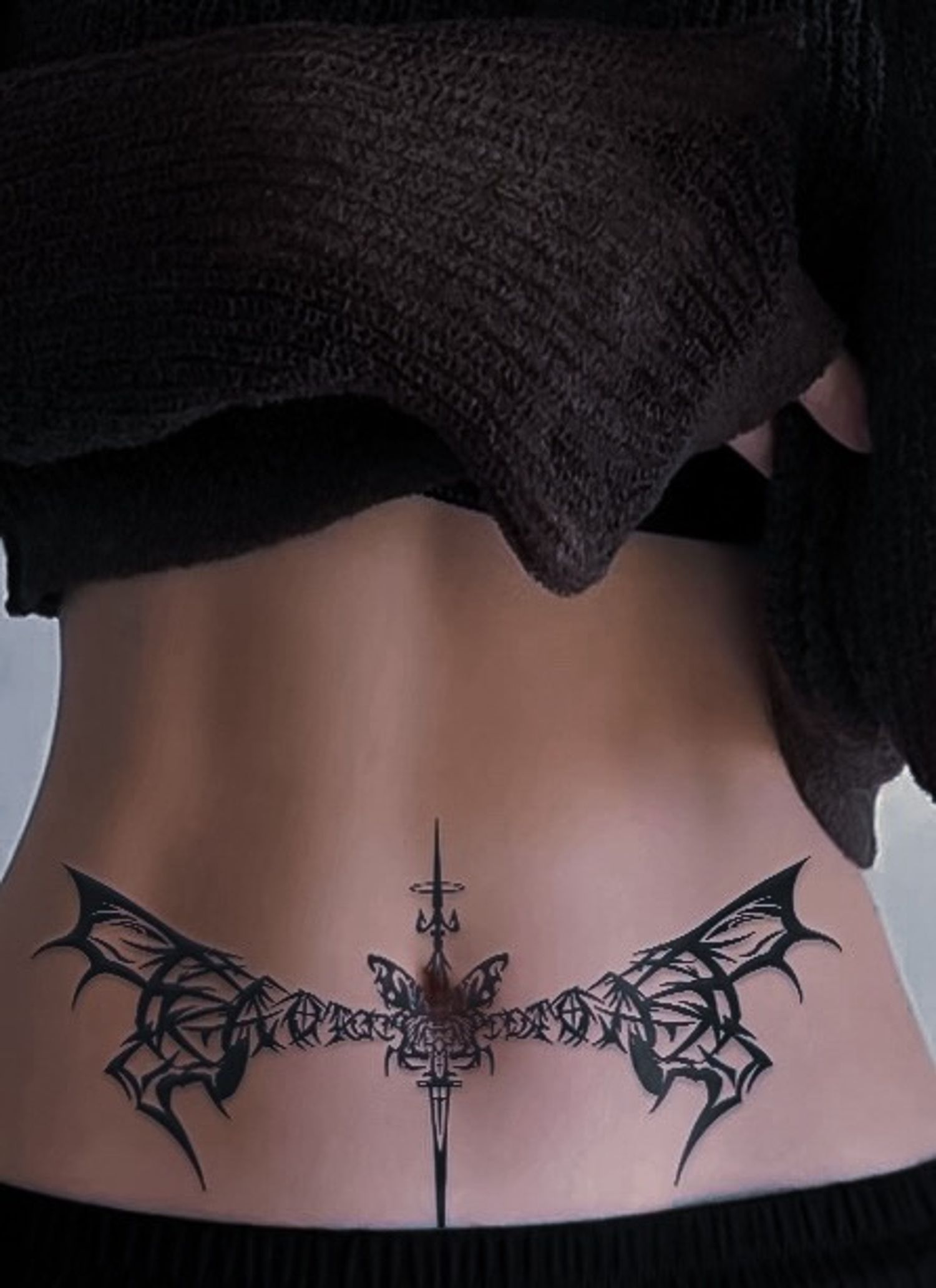 Big Chest Waist Back Tattoo #2