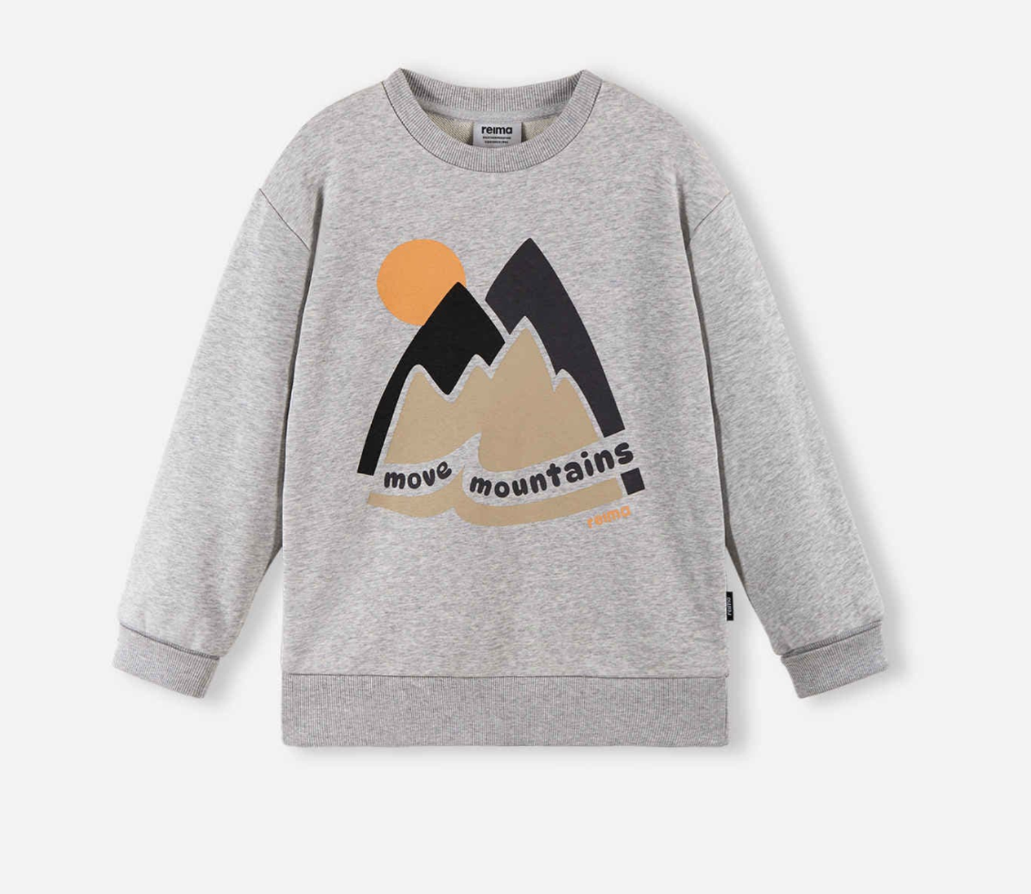 Sweatshirt,Collari,Melange grey