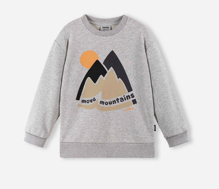 Sweatshirt,Collari,Melange grey