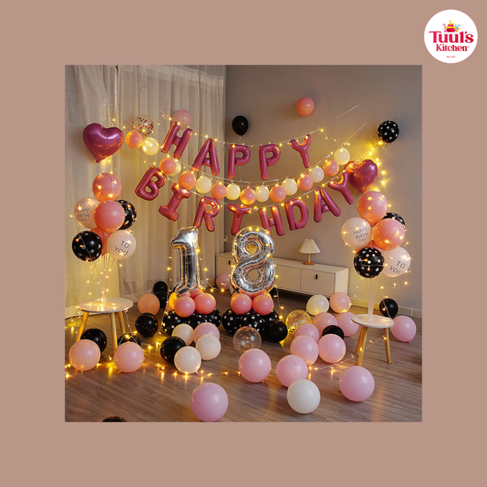 18 тоо, хар ягаан төрсөн өдрийн багц