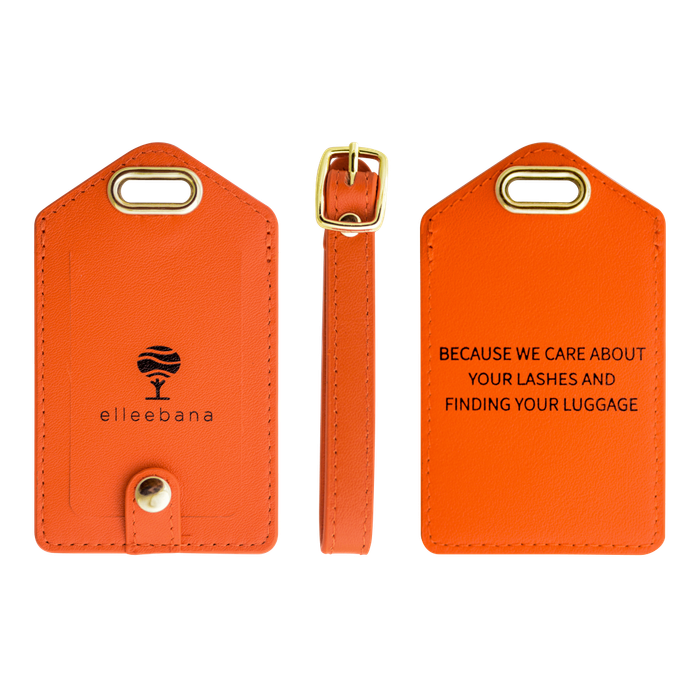 Elleebana Luggage Tag Orange