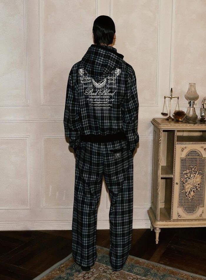 Classic Check 2 Way Jogger Trousers - Black