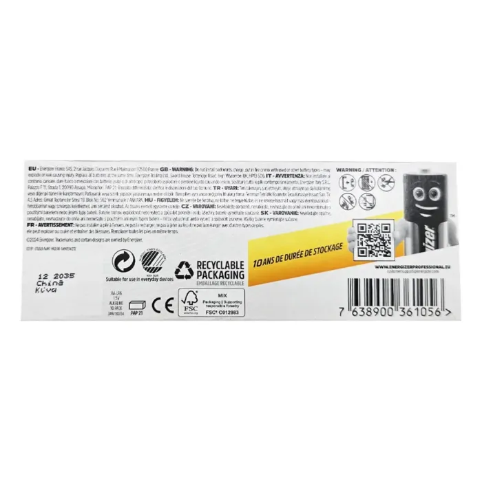 50% SALE Energizer AA Industrial /10ea/