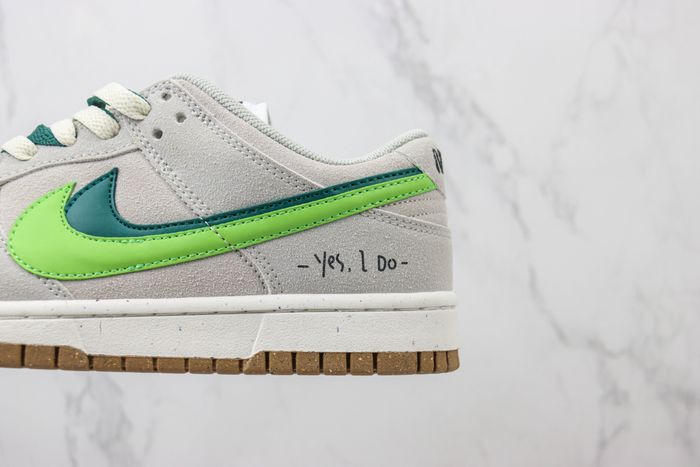 Nike Dunk Low SE 85 Yes I Do Green Swoosh