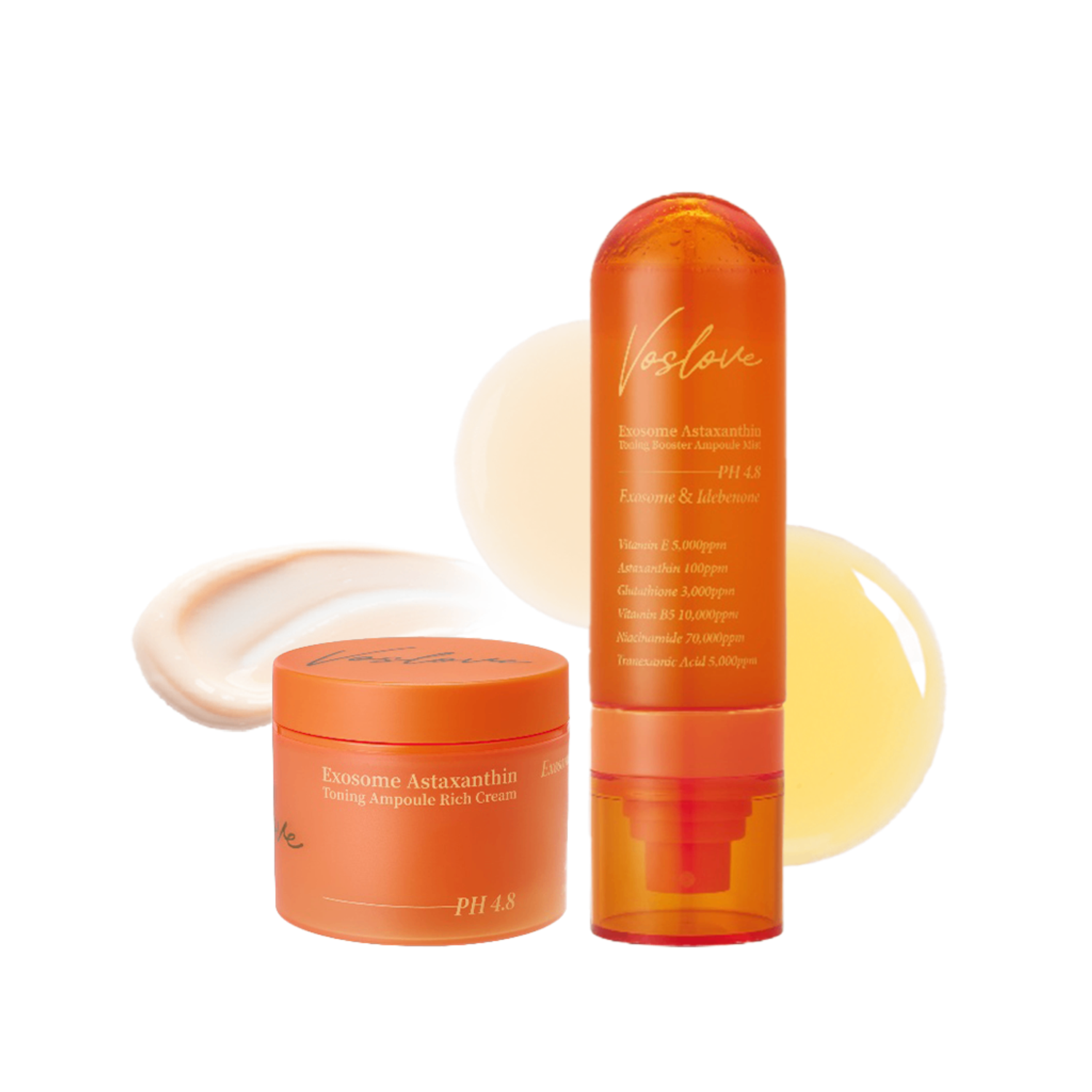 Voslove Skincare mist & cream