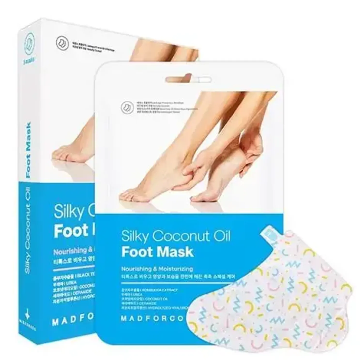 Silky coconut oil Foot mask