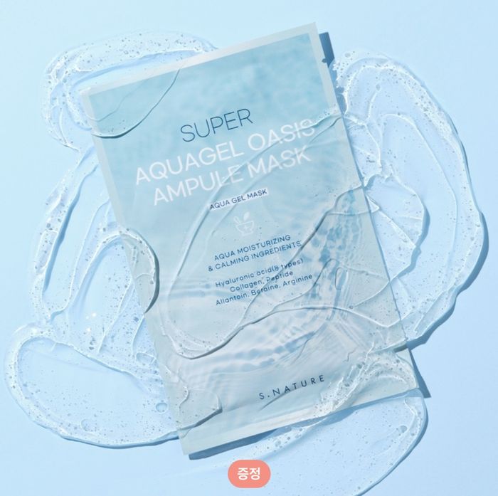 S.NATURE SUPER AQUAGEL OASIS AMPULE MASK