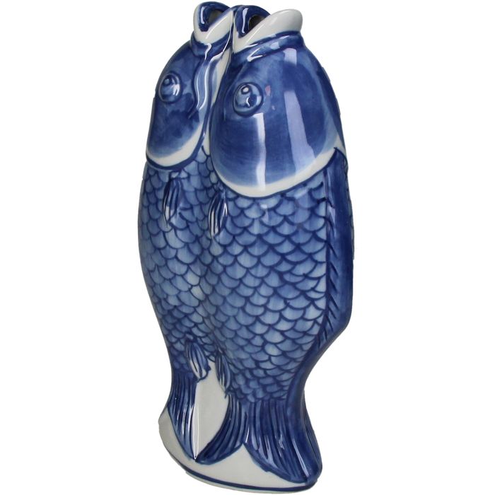 Цэнхэр загасны хэлбэртэй цэцгийн ваар