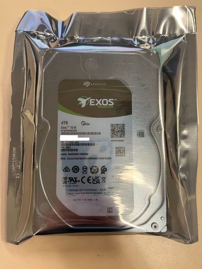 Seagate Exos 7E10 4TB Enterprise HDD
