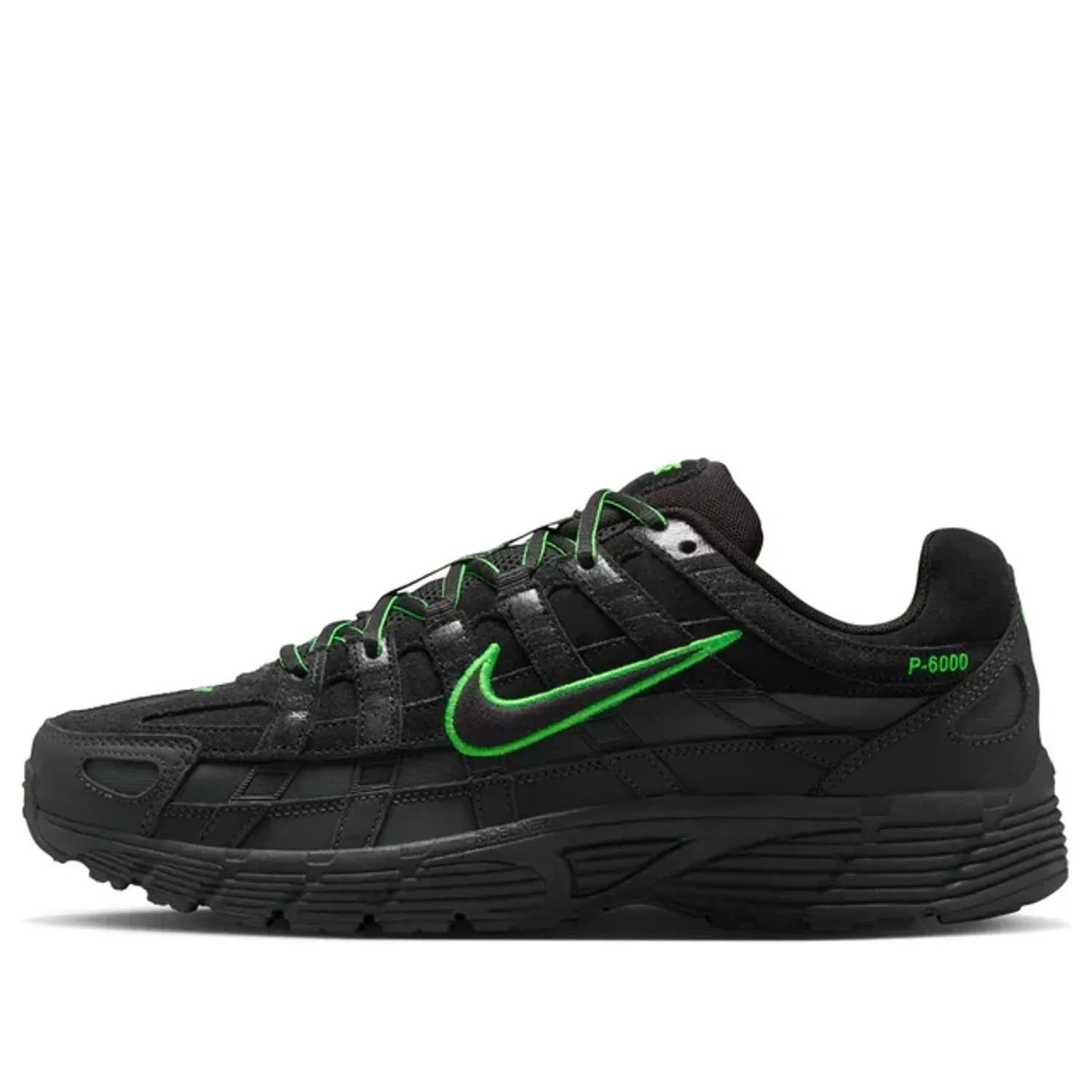 Nike P-6000 PRM Black Green Strike