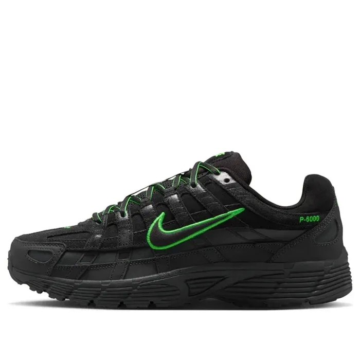 Nike P-6000 PRM Black Green Strike