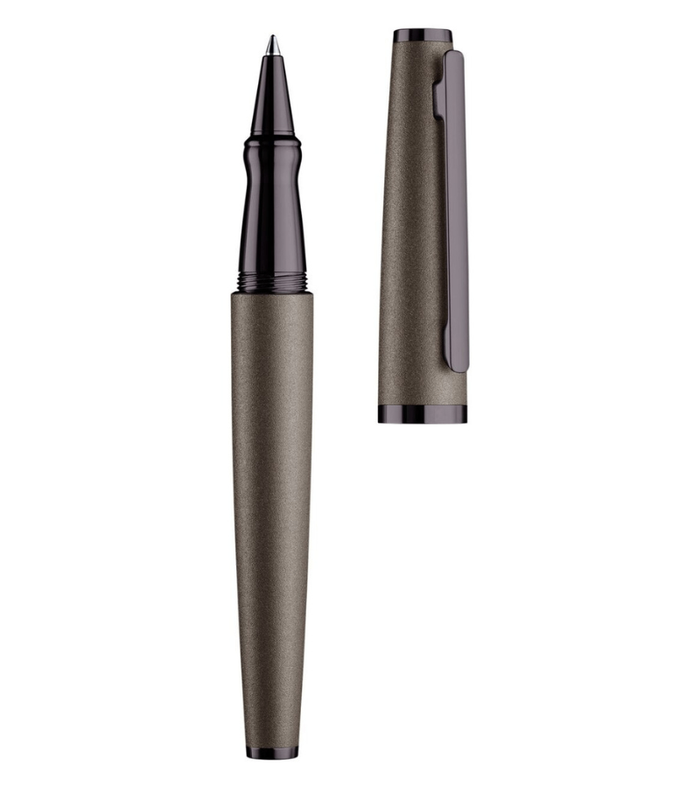 Otto-Hutt  Design 06 Rollerball ash grey matt, fittings pvd coated